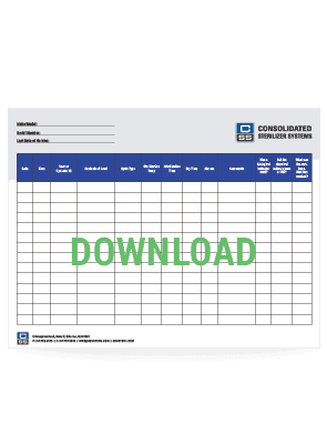 Free Autoclave Log Sheet Template