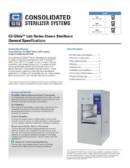 Vertical Door Sterilizers Specification Sheet