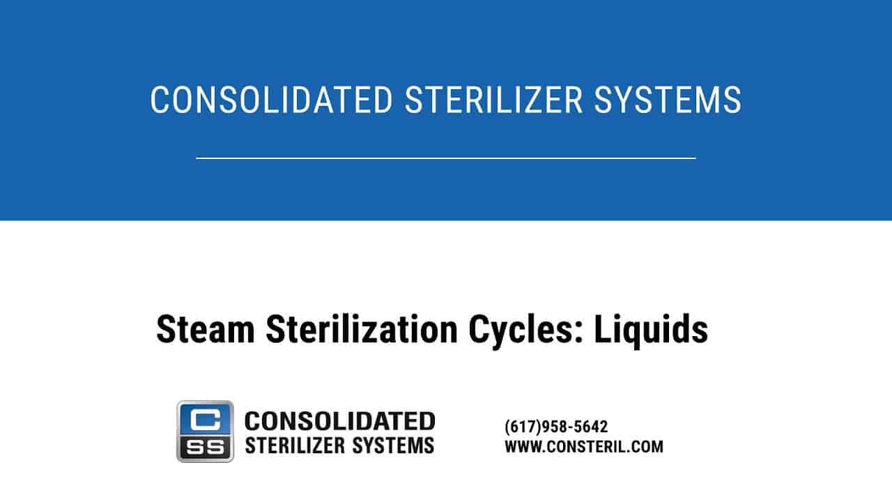 Steam Sterilizer Training Course Consolidated Sterilizer Systems